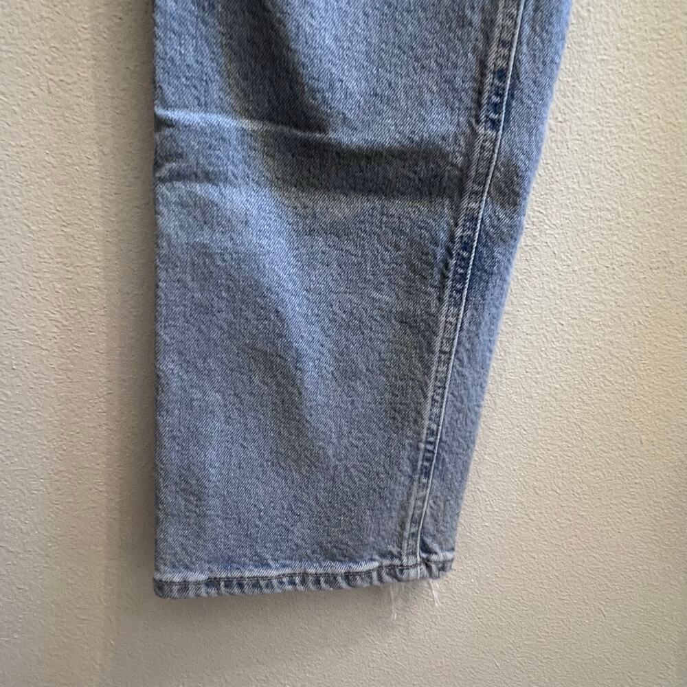 AGOLDE High-Rise Stovepipe Jean Classic Straight Leg Blue Denim Women’s Size 24 - Picture 7 of 10